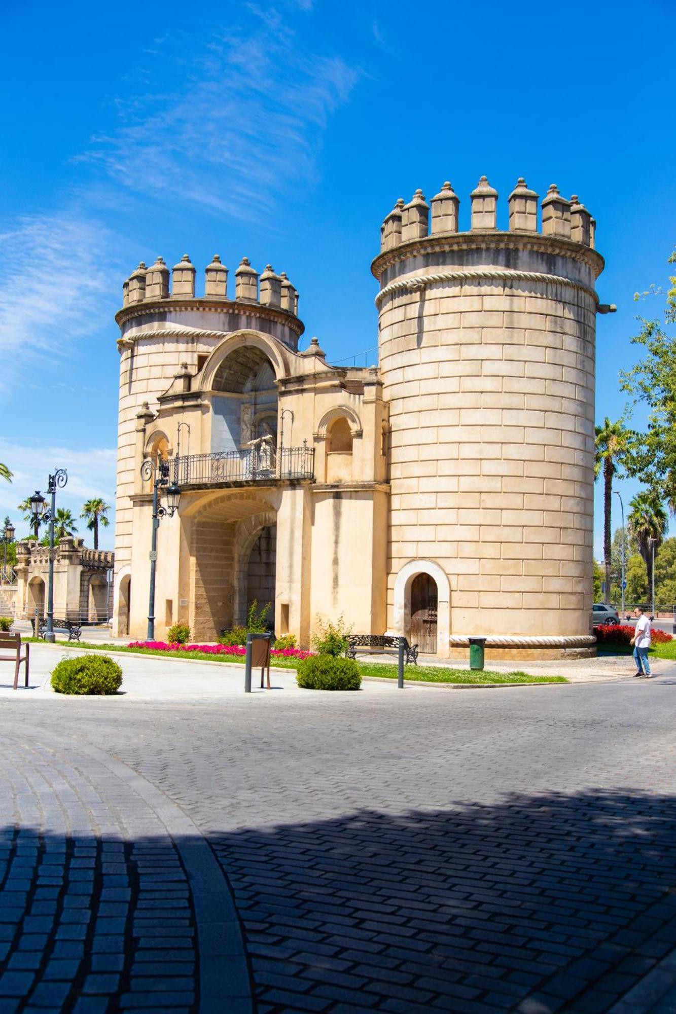 Alojamientos Puerta Palma Estudio Badajoz Buitenkant foto